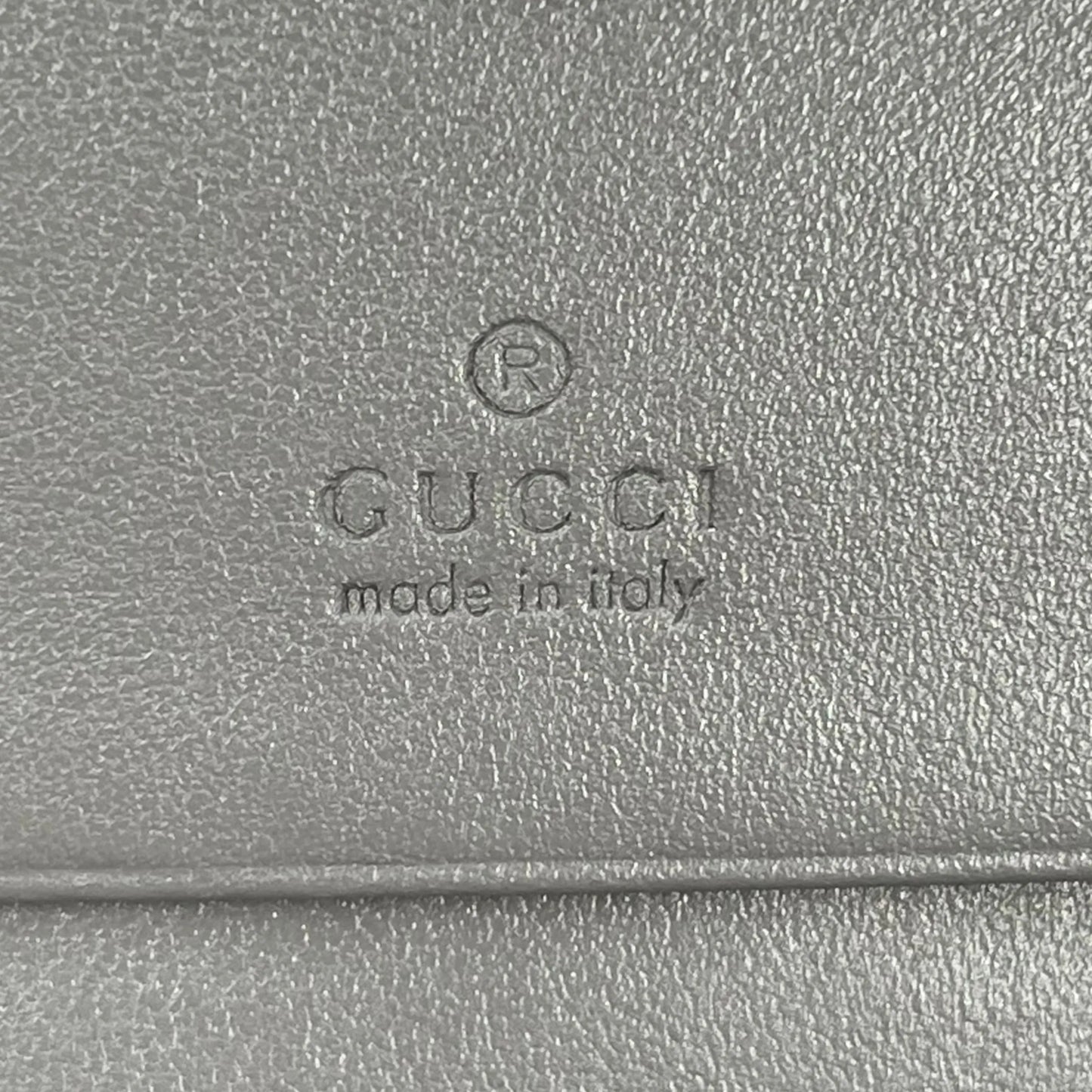 GUCCI GG Materasse Compact Wallet - Gray