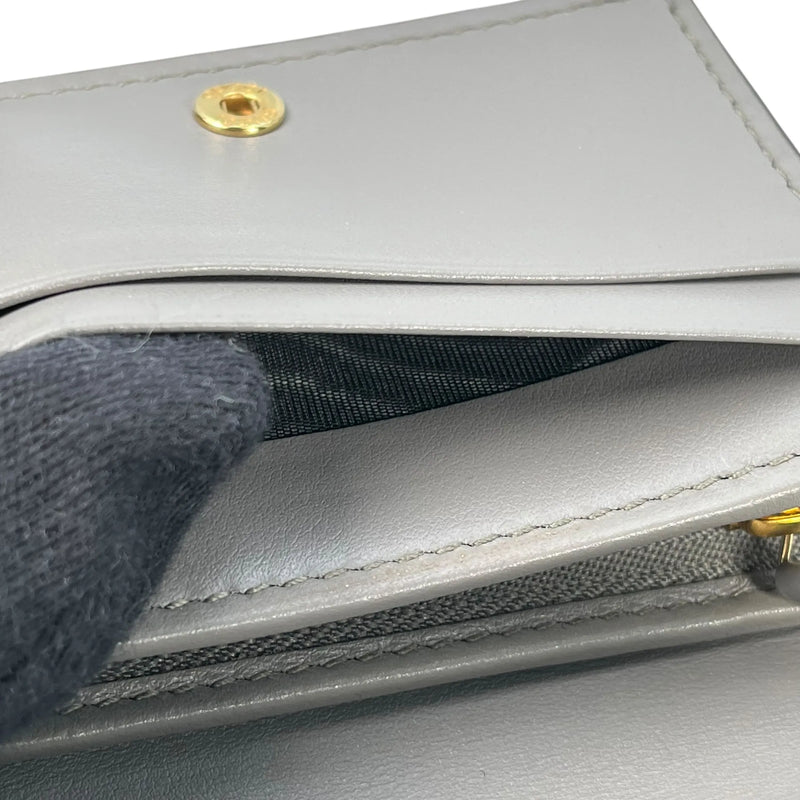 GUCCI GG Materasse Compact Wallet - Gray