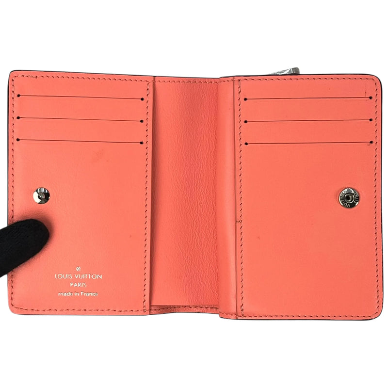 Louis Vuitton Portefeuille Clea Mahina Compact Wallet - Orange Pink