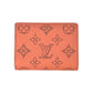 Louis Vuitton Portefeuille Clea Mahina Compact Wallet - Orange Pink