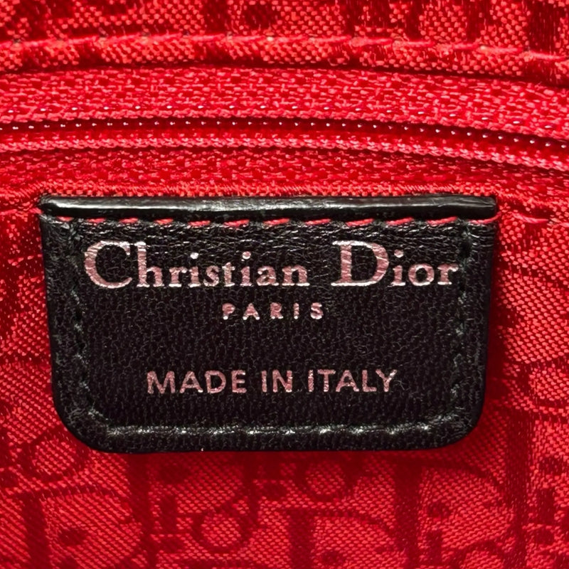 Dior Lady Dior Large Lambskin Cannage - Black