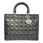 Dior Lady Dior Large Lambskin Cannage - Black