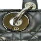 Dior Lady Dior Large Lambskin Cannage - Black