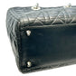Dior Lady Dior Large Lambskin Cannage - Black