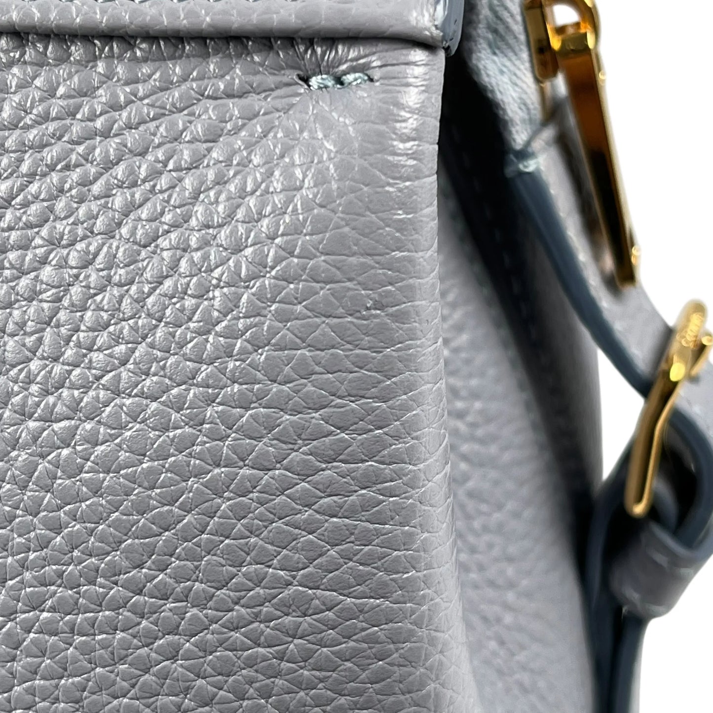 CELINE Small Cabas de France Calfskin Handbag - Light Grey 