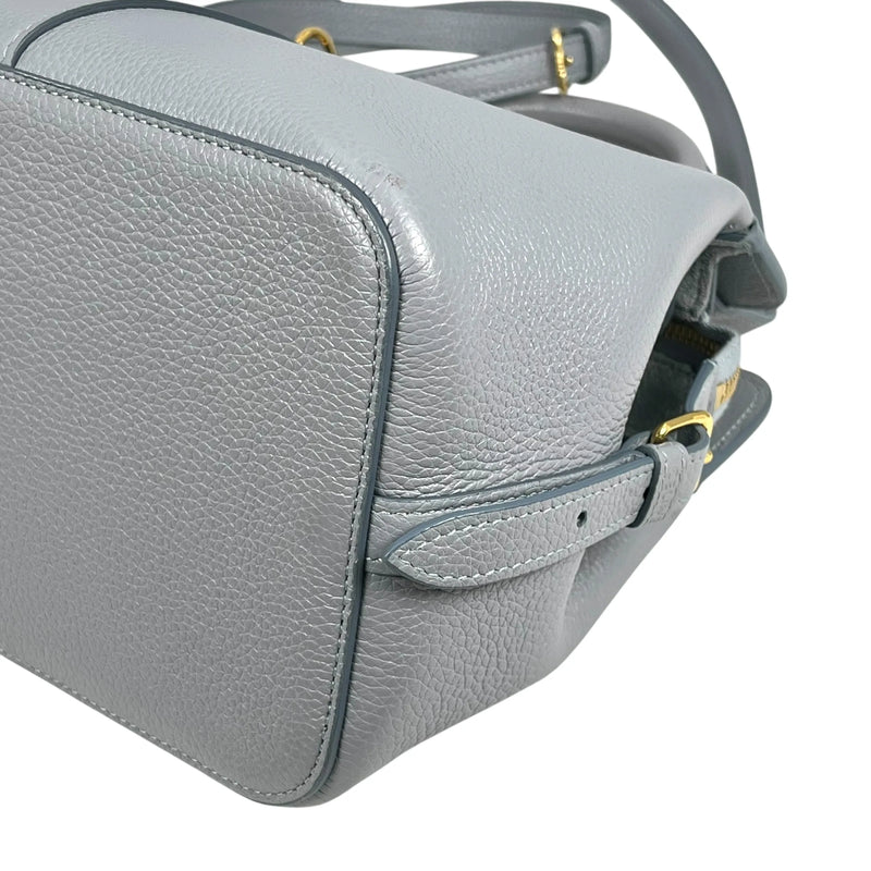 CELINE Small Cabas de France Calfskin Handbag - Light Grey 