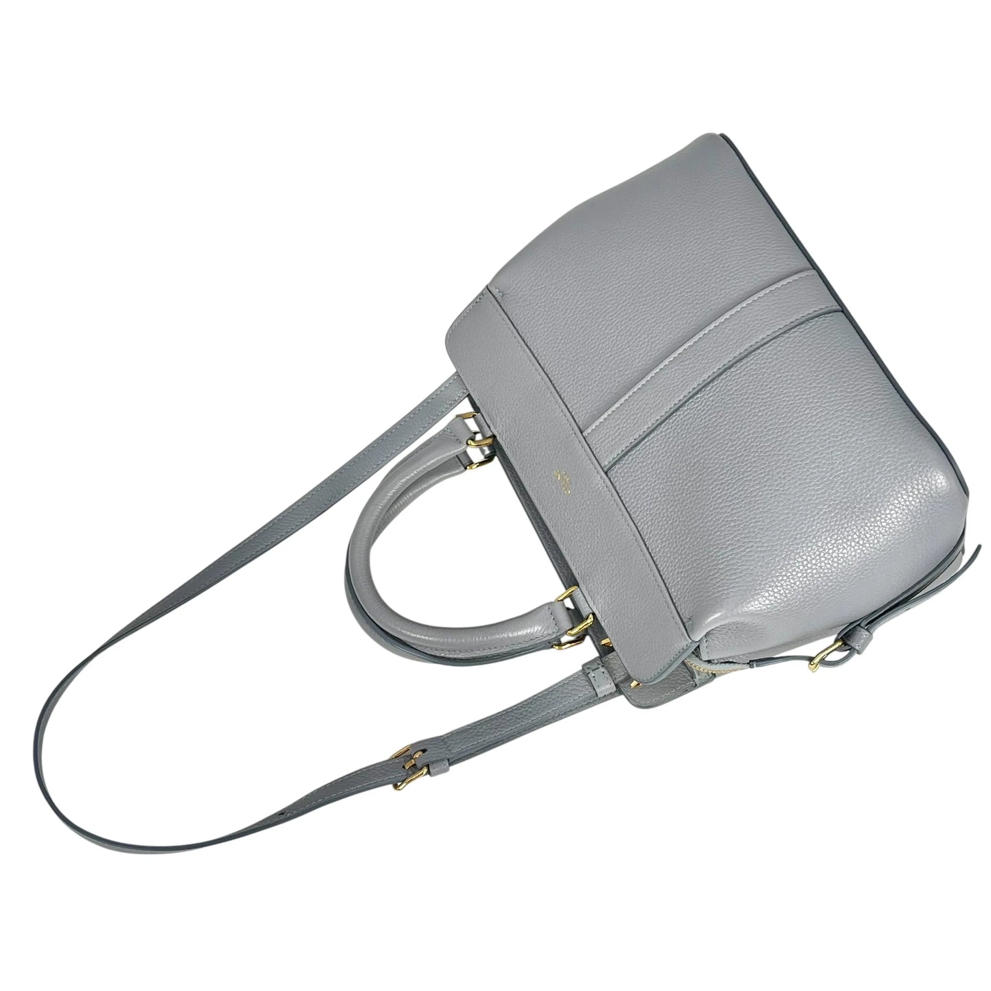 CELINE Small Cabas de France Calfskin Handbag - Light Grey 