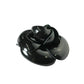 CHANEL Camellia Motif Brooch Enamel - Black