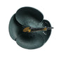 CHANEL Camellia Motif Brooch Enamel - Black