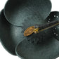 CHANEL Camellia Motif Brooch Enamel - Black