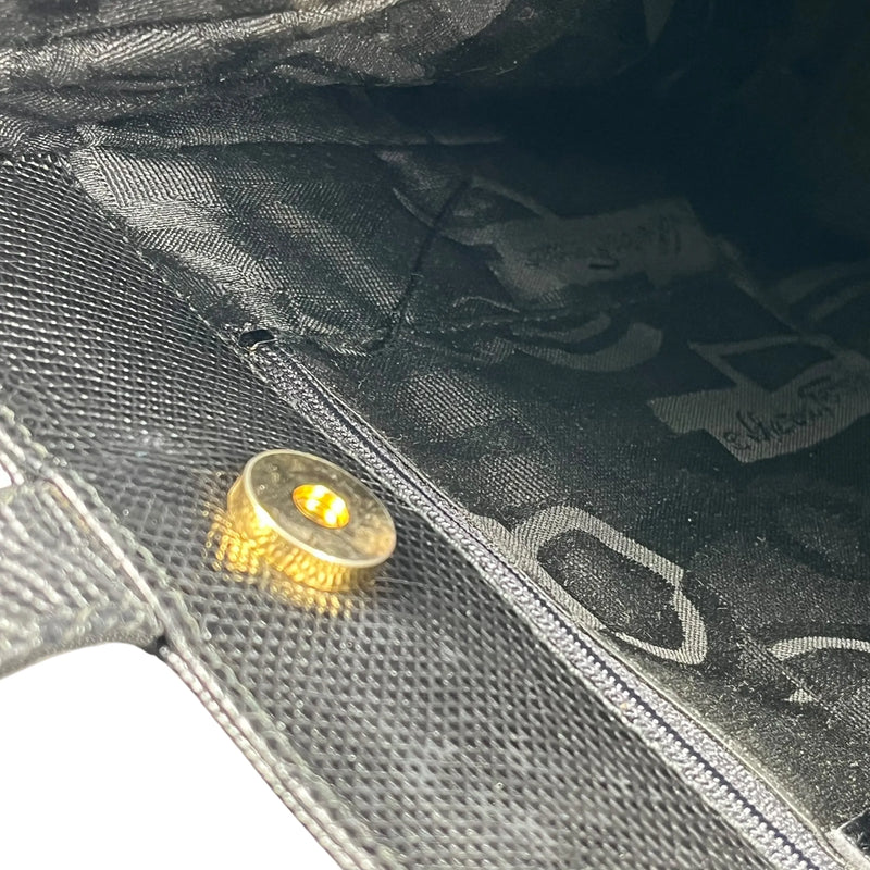 Ferragamo ボウ レザー トートバッグ ブラック