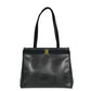 Ferragamo ボウ レザー トートバッグ ブラック