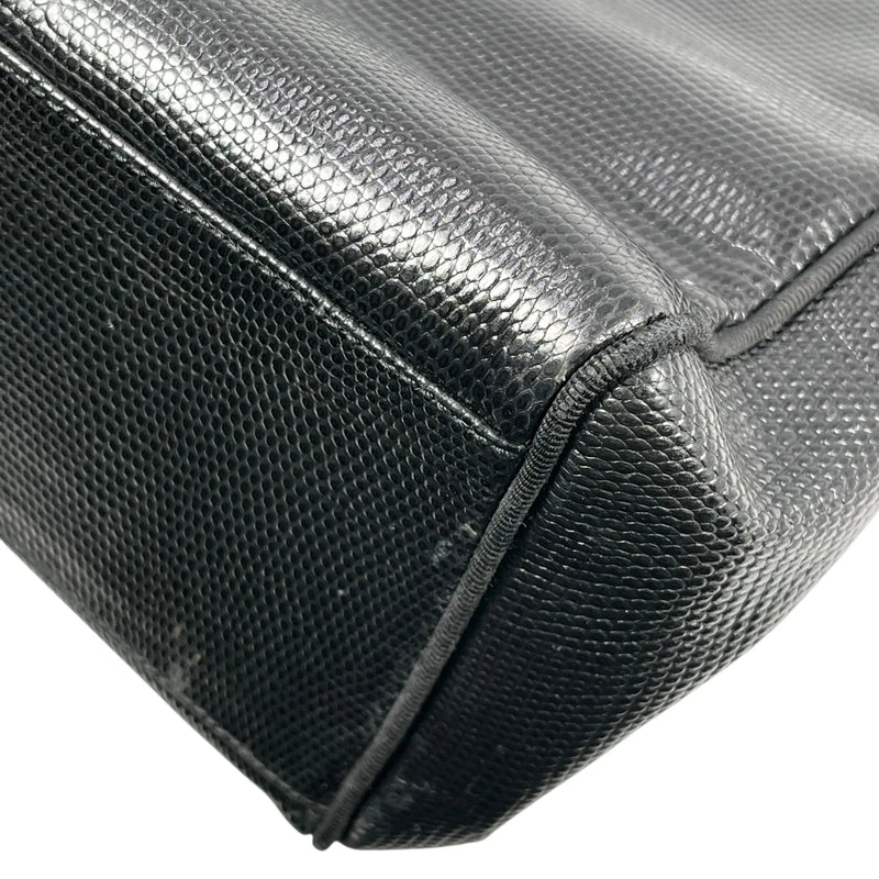 Ferragamo ボウ レザー トートバッグ ブラック