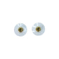 CHANEL Rhinestone CC Logo Heart Earring F23B - Gold Plated