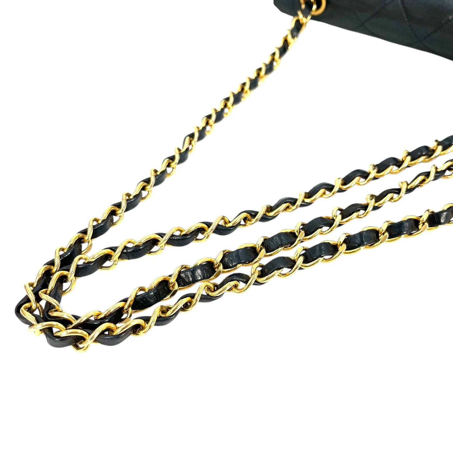 CHANEL Diana 25 Lambskin Shoulder Bag - Black