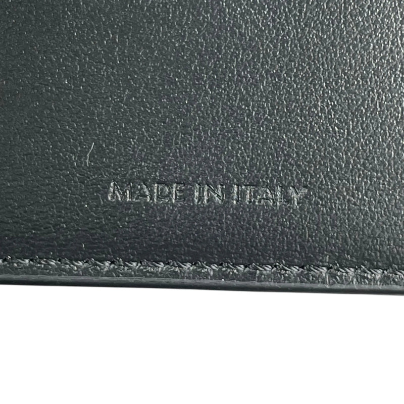 CELINE Triomphe Embossed Small Tri-fold Compact Wallet - Black