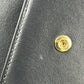 CELINE Triomphe Embossed Small Tri-fold Compact Wallet - Black