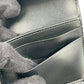 CELINE Triomphe Embossed Small Tri-fold Compact Wallet - Black