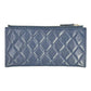 CHANEL Boy Chanel Materasse Caviarskin Long Wallet - Navy