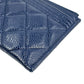 CHANEL Boy Chanel Materasse Caviarskin Long Wallet - Navy