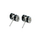 Hermès Pop Ash Earring - Black - Gold Plated - 34937