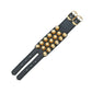 BALENCIAGA Arena Three Row GGH Bracelet - Black