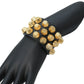 BALENCIAGA Arena Three Row GGH Bracelet - Black