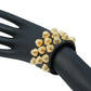BALENCIAGA Arena Three Row GGH Bracelet - Black