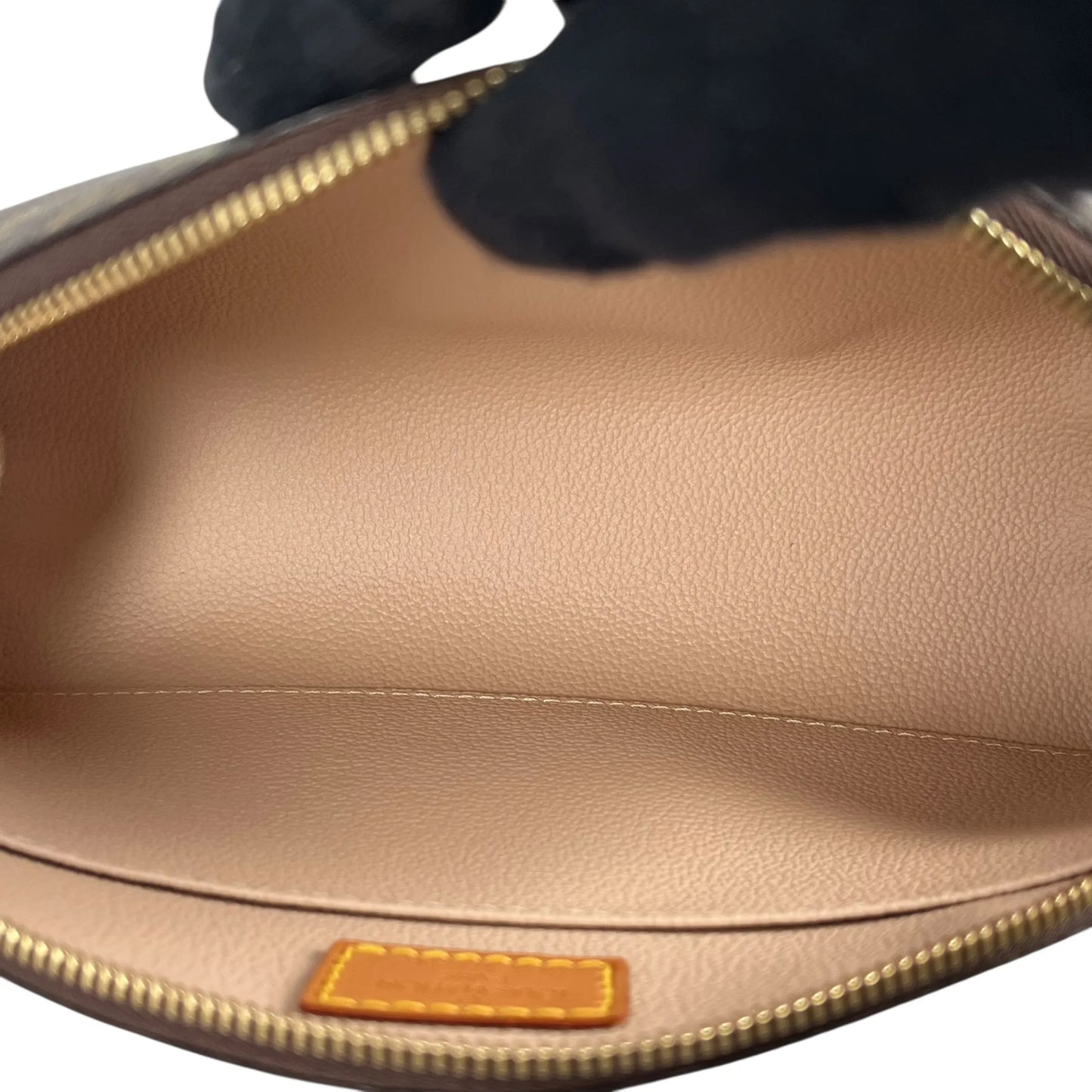 Louis Vuitton Monogram Trousses Demi-Lune Pochette - Brown - 34995