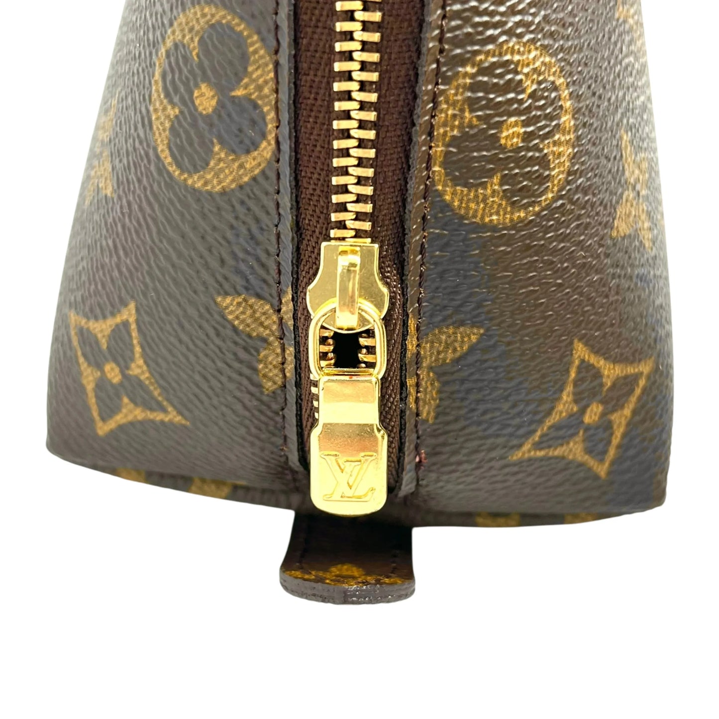 Louis Vuitton Monogram Trousses Demi-Lune Pochette - Brown - 34995