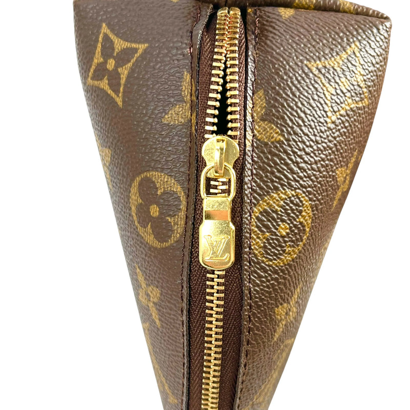 Louis Vuitton Monogram Trousses Demi-Lune Pochette - Brown - 34995