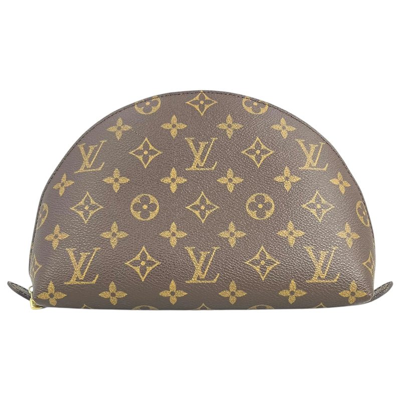 Louis Vuitton Monogram Trousses Demi-Lune Pochette - Brown - 34995