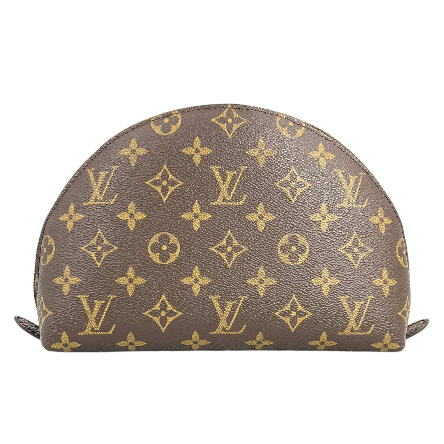 Louis Vuitton Monogram Trousses Demi-Lune Pochette - Brown - 34995