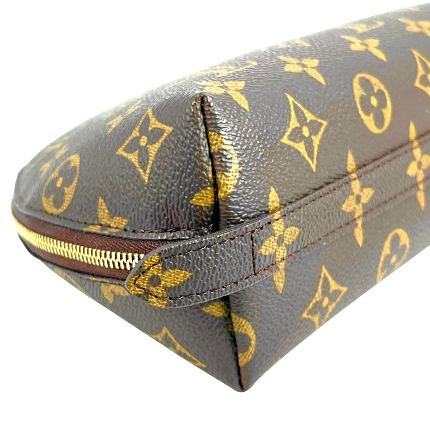 Louis Vuitton Monogram Trousses Demi-Lune Pochette - Brown - 34995