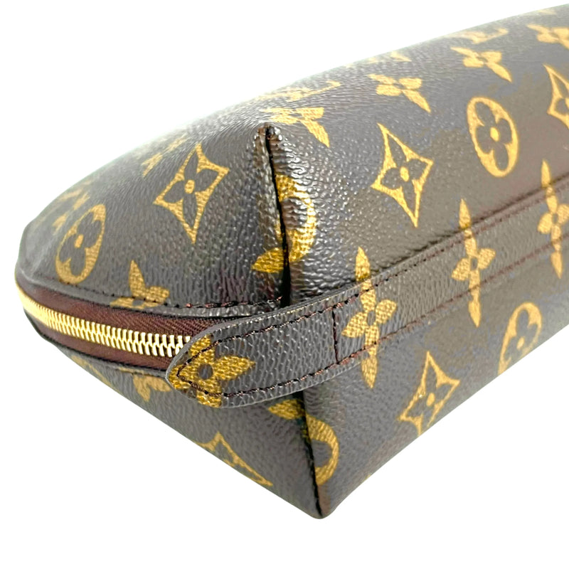 Louis Vuitton Monogram Trousses Demi-Lune Pochette - Brown - 34995