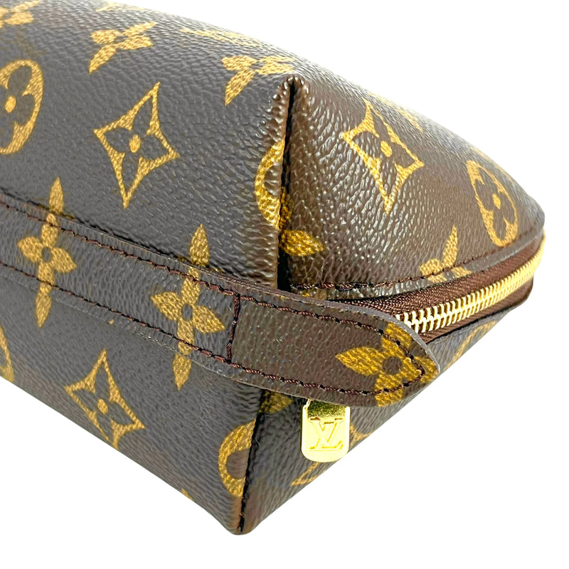 Louis Vuitton Monogram Trousses Demi-Lune Pochette - Brown - 34995