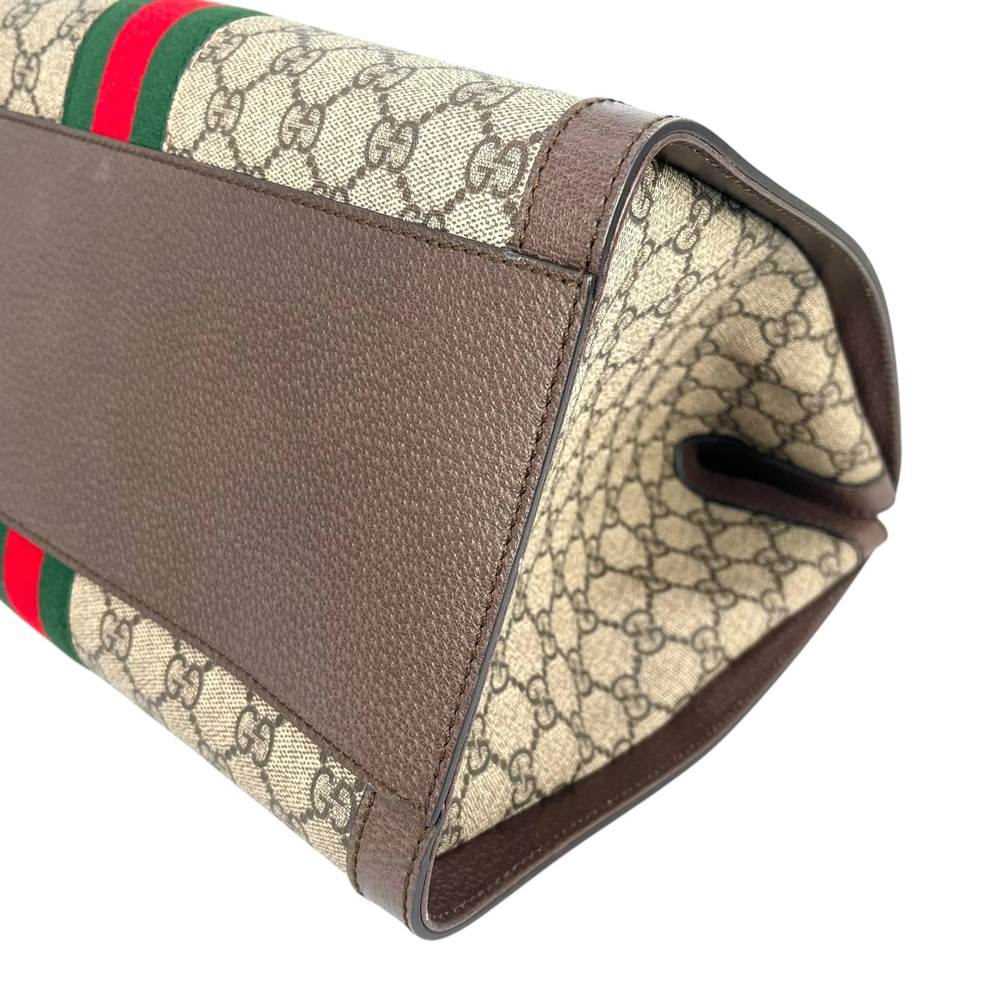 GUCCI Ophidia GG Supreme Large Tote Bag - Brown 