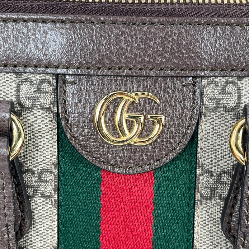 GUCCI Ophidia GG Supreme Large Tote Bag - Brown 