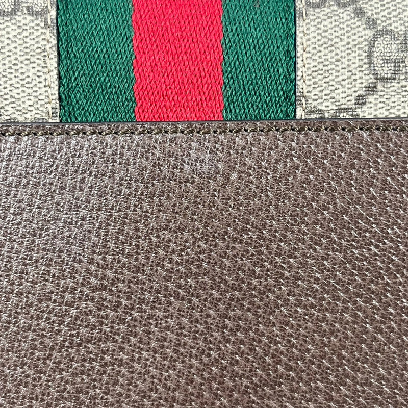 GUCCI Ophidia GG Supreme Large Tote Bag - Brown 