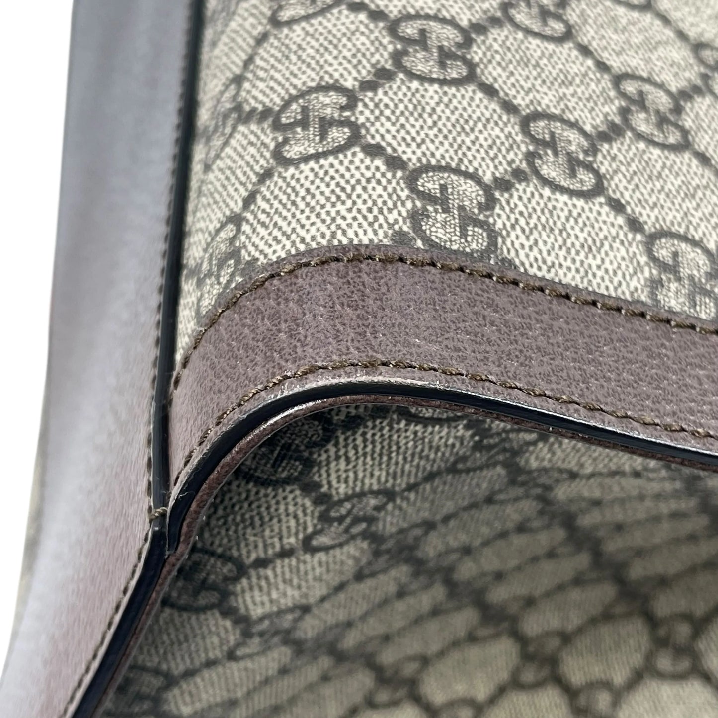 GUCCI Ophidia GG Supreme Large Tote Bag - Brown 