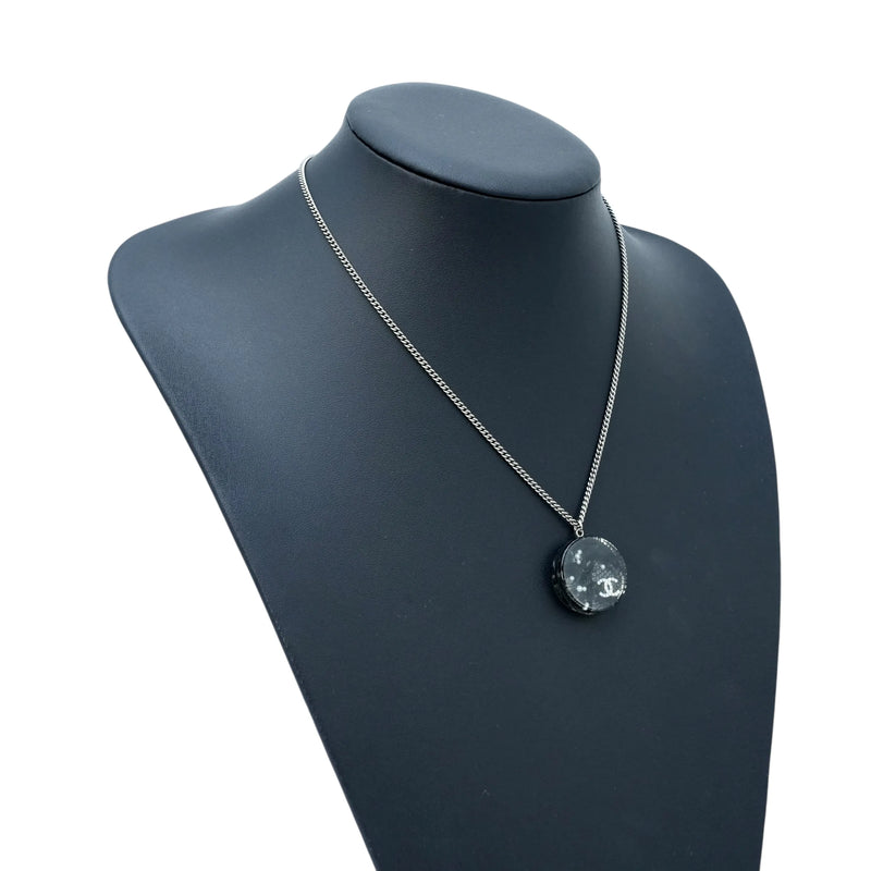CHANEL Round Pendant Necklace 13P - Metal