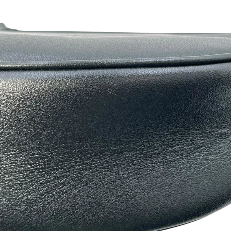 CELINE Ava Leather One Shoulder Bag - Black