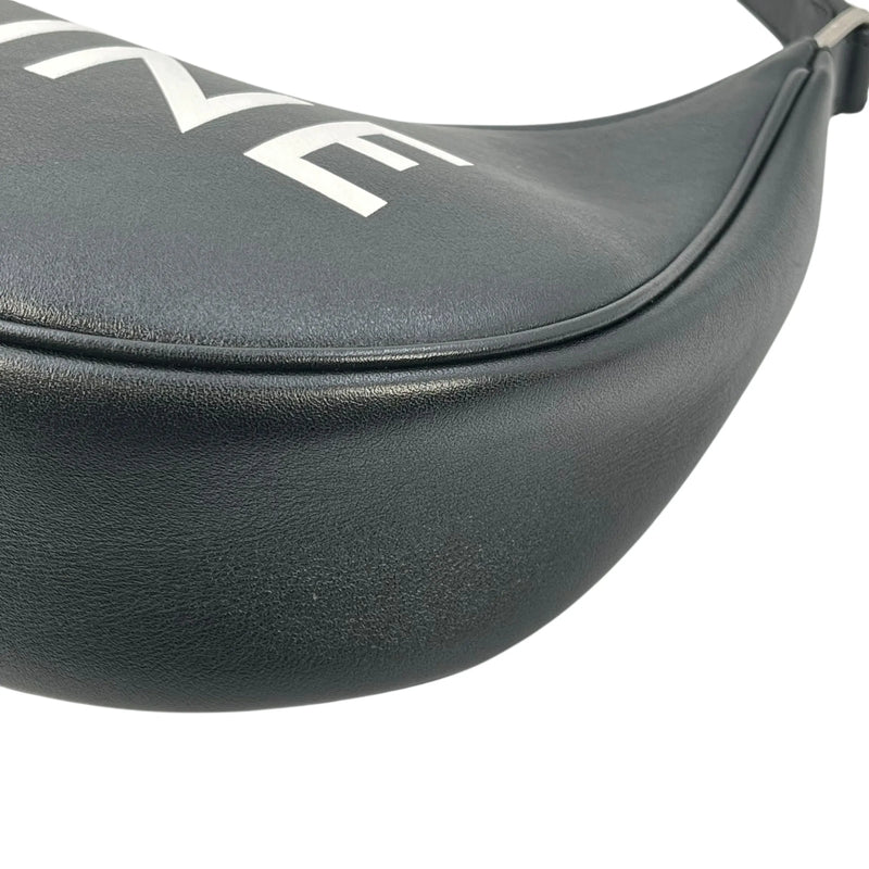CELINE Ava Leather One Shoulder Bag - Black
