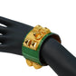 Hermès Collier de Chien Accessories Bracelet - Green × Gold