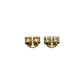 CELINE Triomphe Studs Earring - Gold Plated