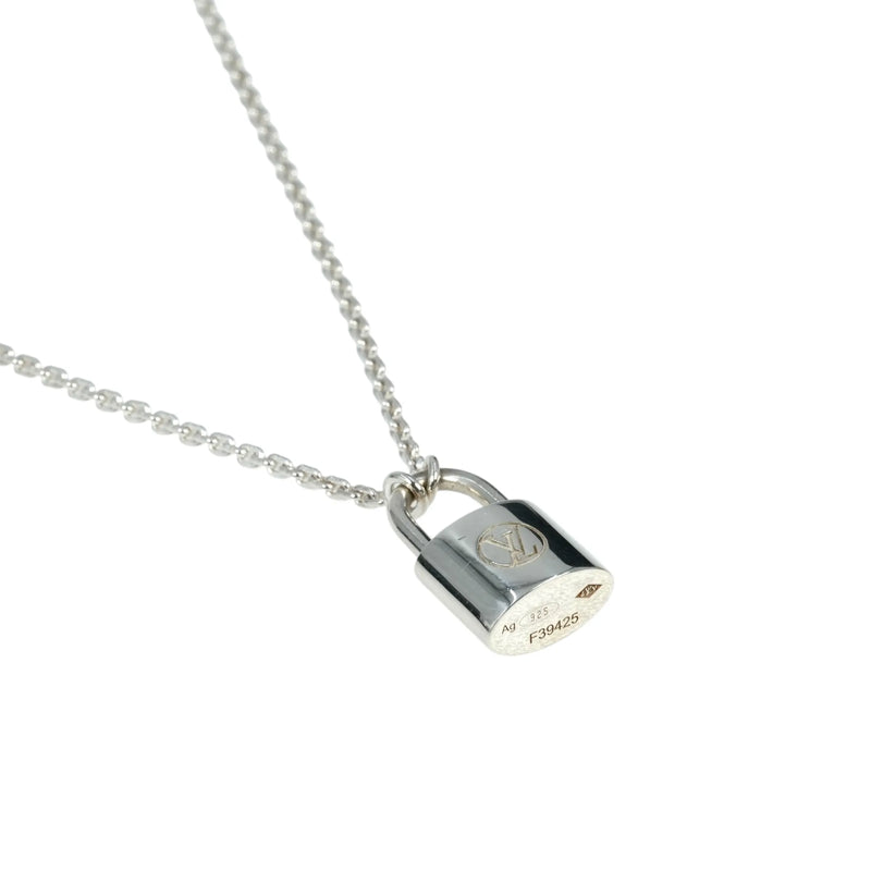 Louis Vuitton Lockit Pendant Necklace - Silver