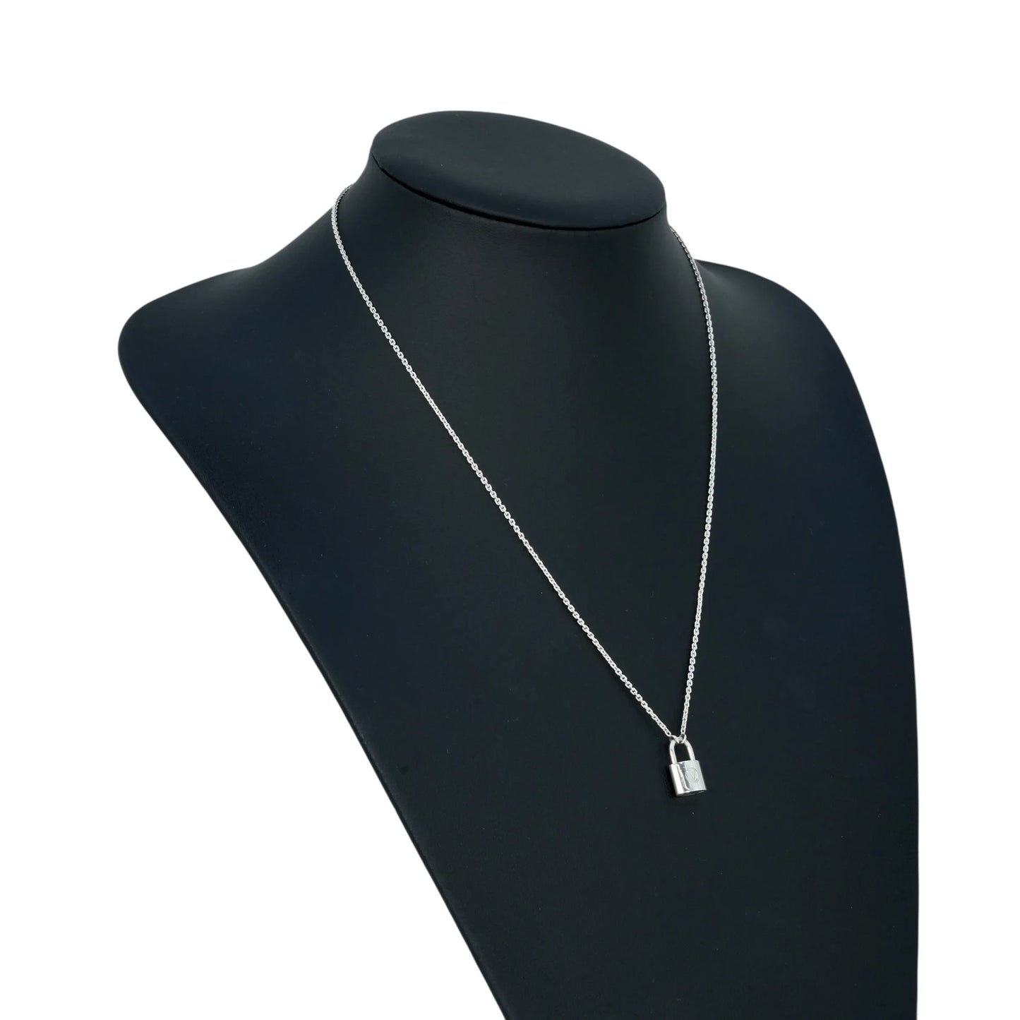Louis Vuitton Lockit Pendant Necklace - Silver