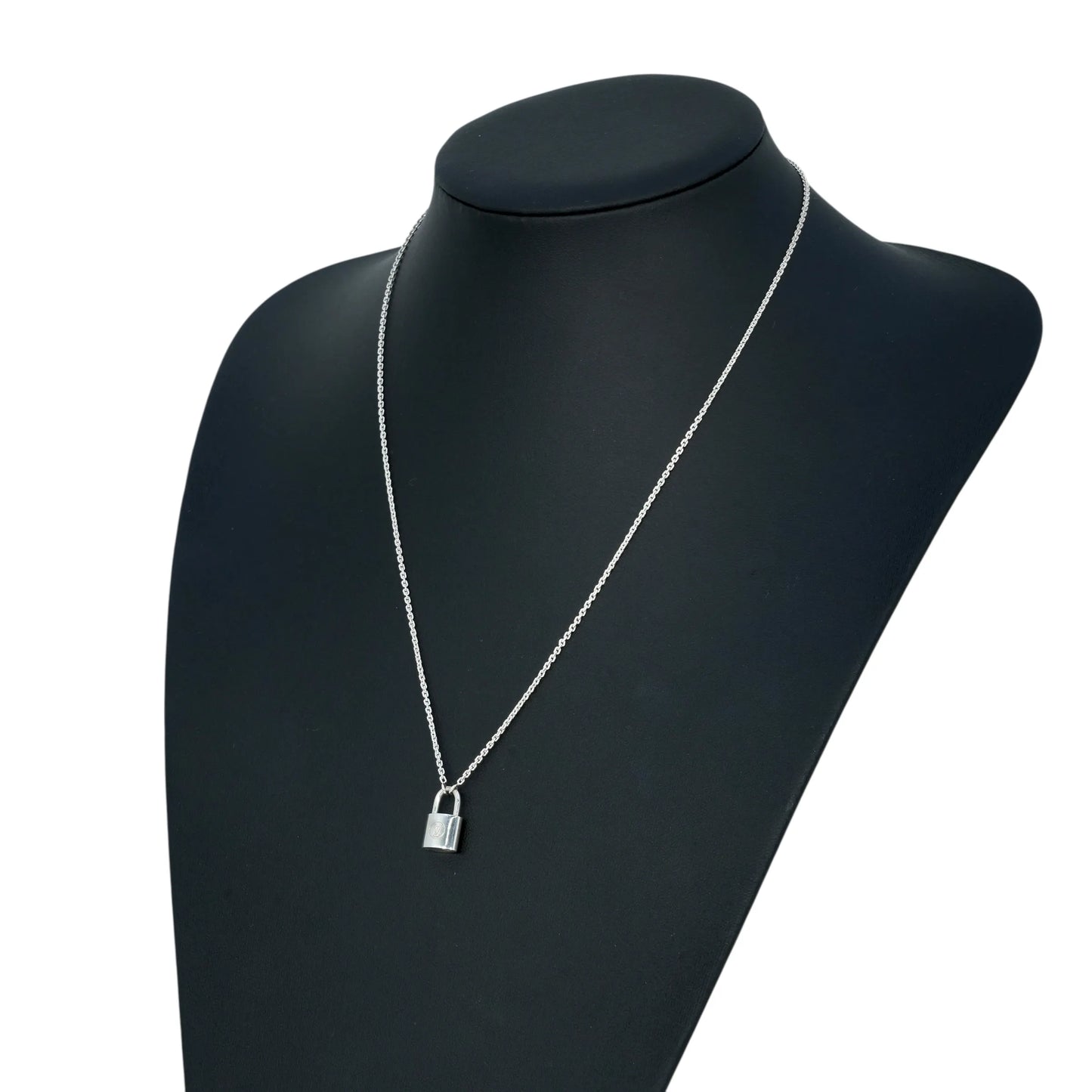 Louis Vuitton Lockit Pendant Necklace - Silver