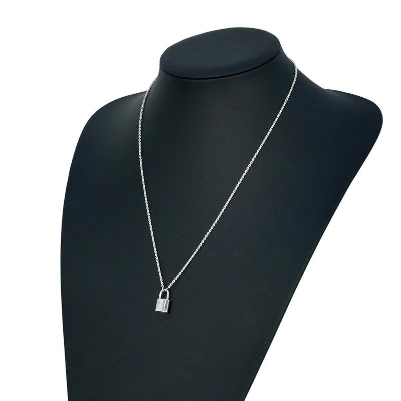 Louis Vuitton Lockit Pendant Necklace - Silver