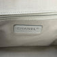 CHANEL Deauville MM Glazed Leather Tote Bag - Black